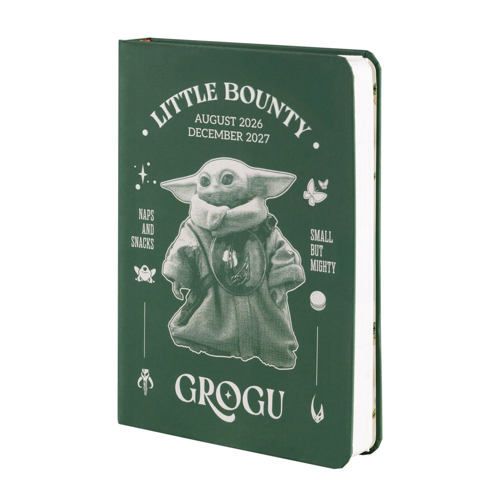 Grupo Erik Disney Star Wars The Mandalorian - The Mandalorian And Grogu 2026/2027 Week To View Pocket 17 Months Academic School Diary - Multicolours